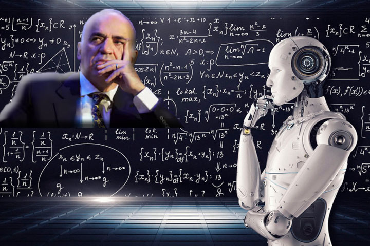 Kasparov says machines struggle with toddler-easy tasks while brute computing force rules AI; warns humans, not machines, hold monopoly on evil