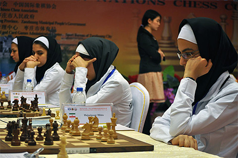 Iran at 2012 Asian Team in Zaozhuang, Shandong, China.