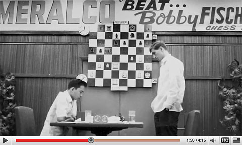 Bobby Fischer playing 50 opponents simultaneously, 1964 - Rare Historical  Photos
