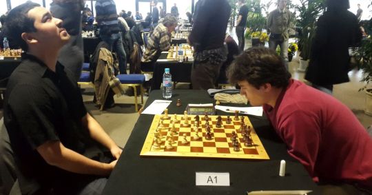 Alexandr Fier (Brazilian GM) in Cappelle Chess Open 2015 See more