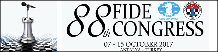 FIDE congress banner