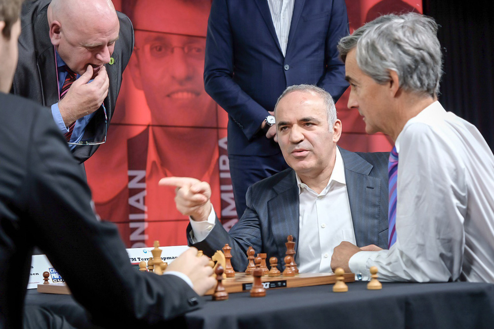 Albert Vasse, Garry Kasparov, Terry Chapman
