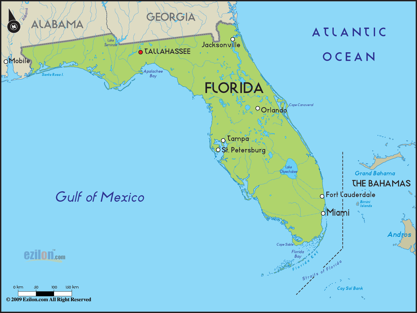 Map of Florida