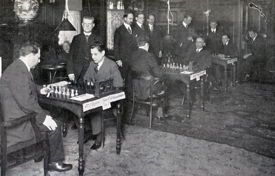 New York, 1918 | Photo: Chesshistory.com