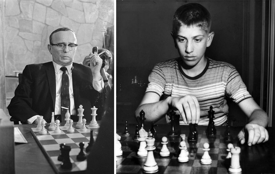 Samuel Reshevsky Candidates tournament 1968 and Bobby Fischer in 1957