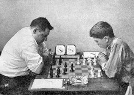 James T Sherwin VS Bobby Fischer , USA CHAMPIONSHIP, New York 1958