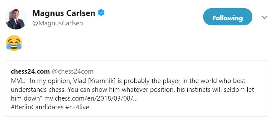 Magnus Carlsen Reacts to Abhi and Niyu's 'Chess Is the New Cricket' Claim,  See What the World Number One Replied on Twitter