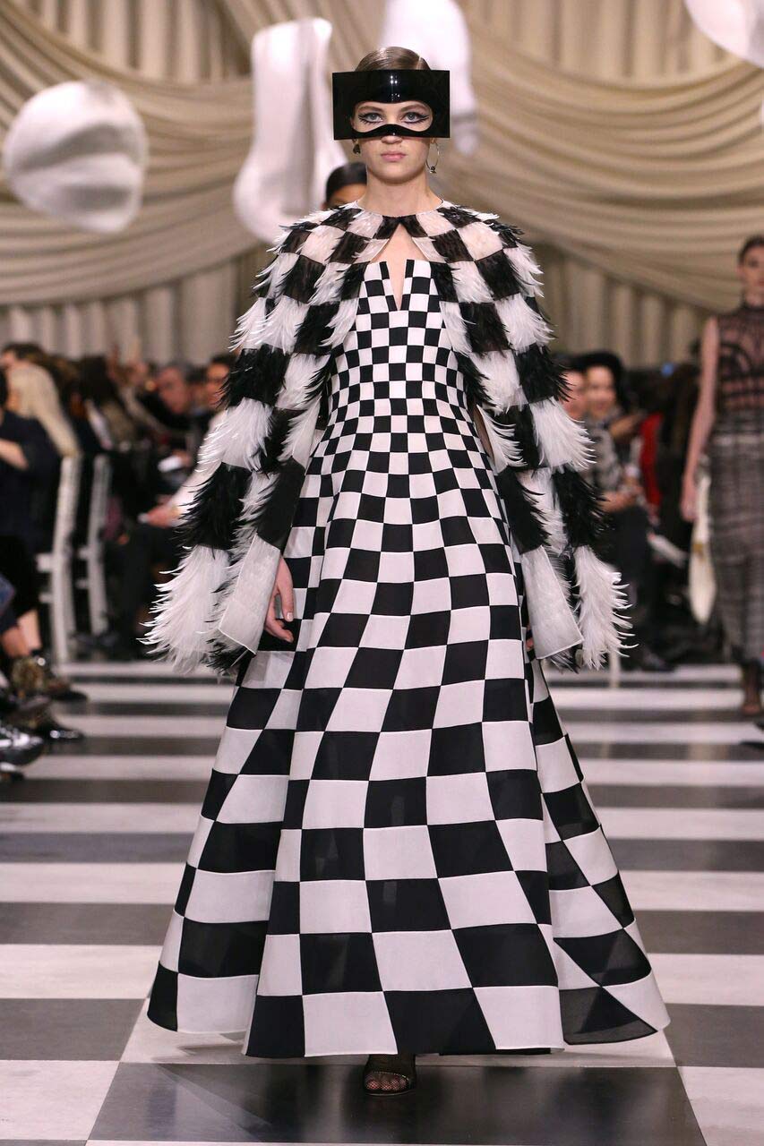 Dior chess dress