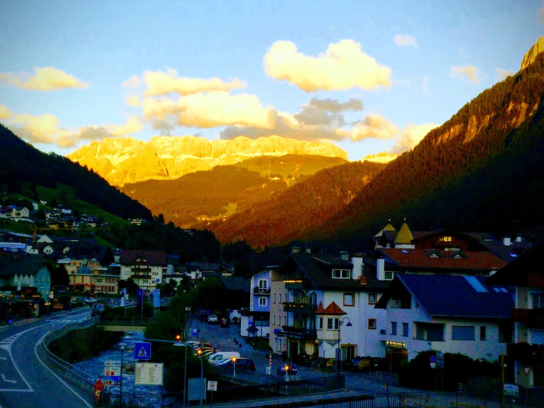 A view of Ortisei, the town which hosted the Gredine Open 2018