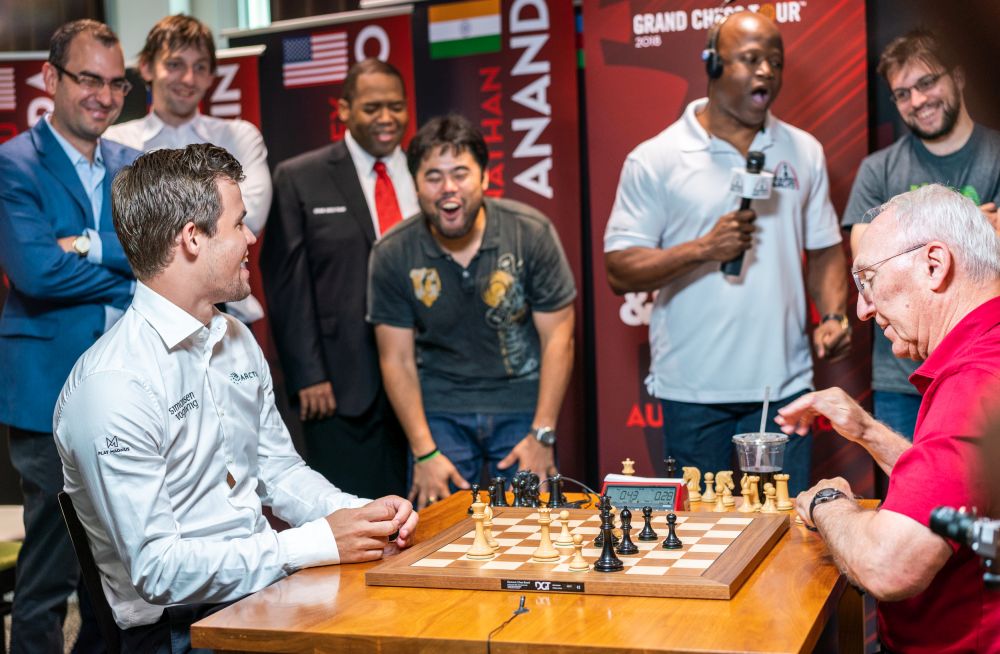 Magnus arrives in Saint Louis for Ultimate Moves | ChessBase