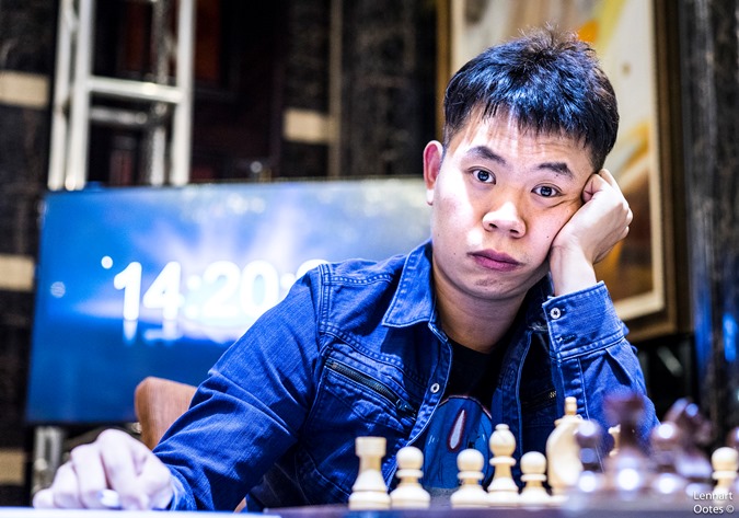 Wang Hao at the 2017 Asian Continental Championship in Chengdu, China