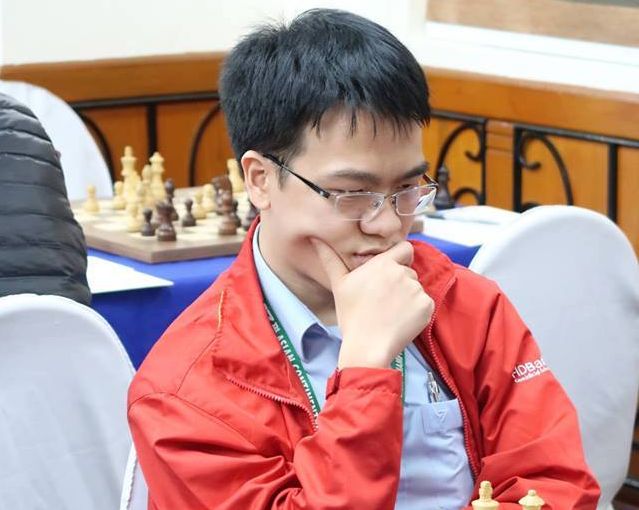 GM Le Quang Liem during the first round of Asian Continental Championship