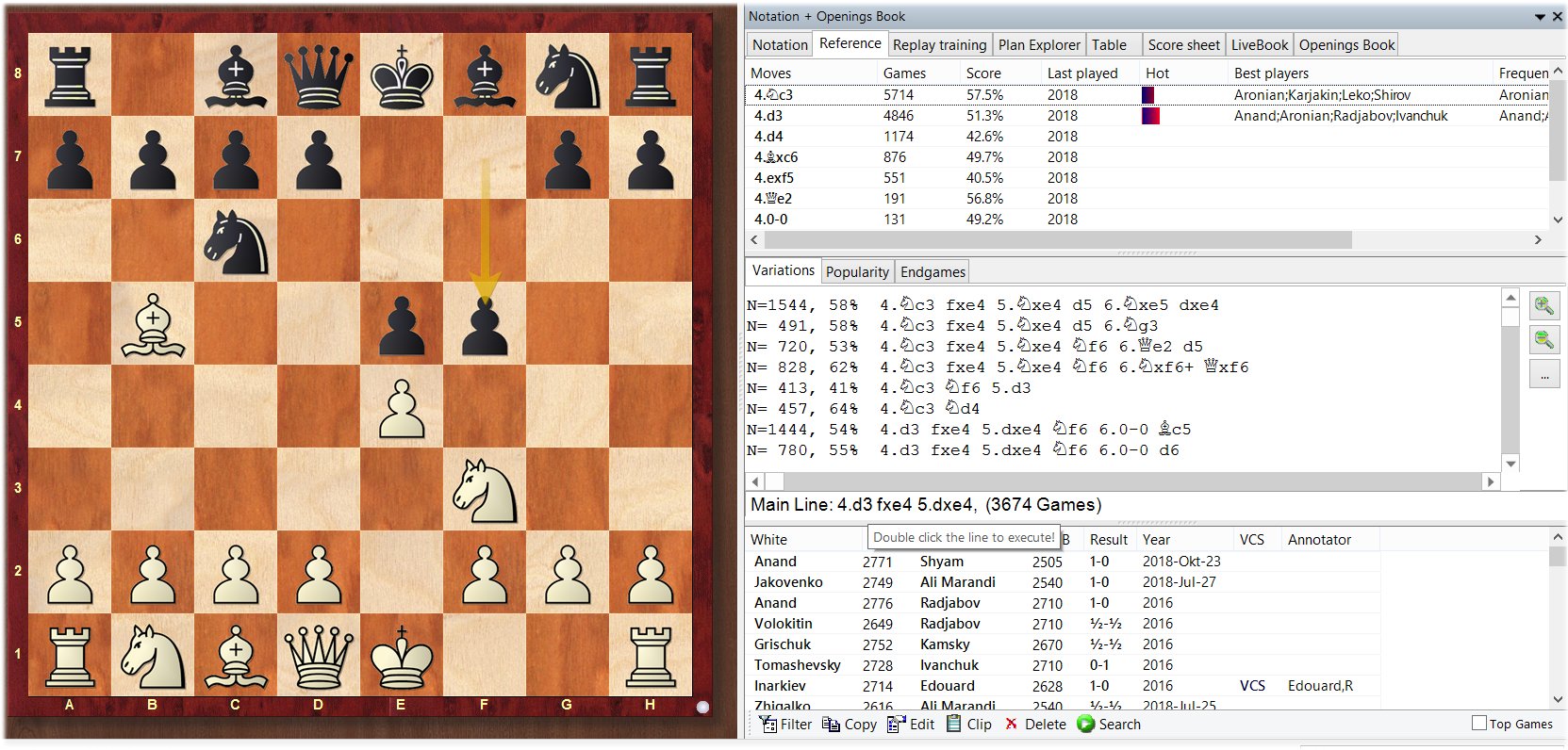 Chess database searches for annotated games (ChessBase Tip #0004) 