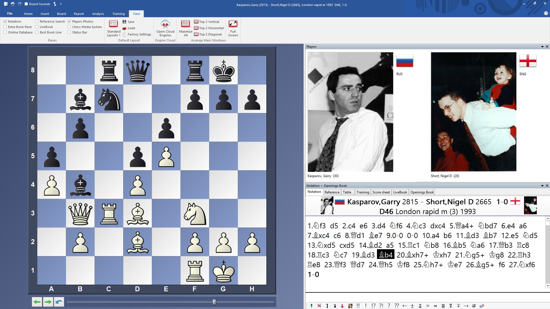 Kasparov vs Short