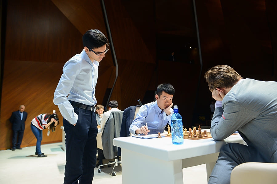 Anish Giri, Magnus Carlsen, Ding Liren