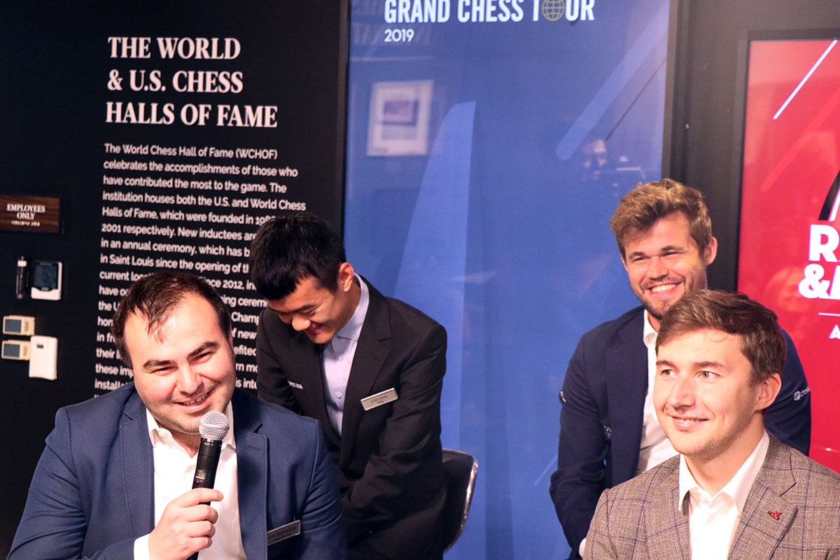 Mamedyarov, Ding, Carlsen and Karjakin