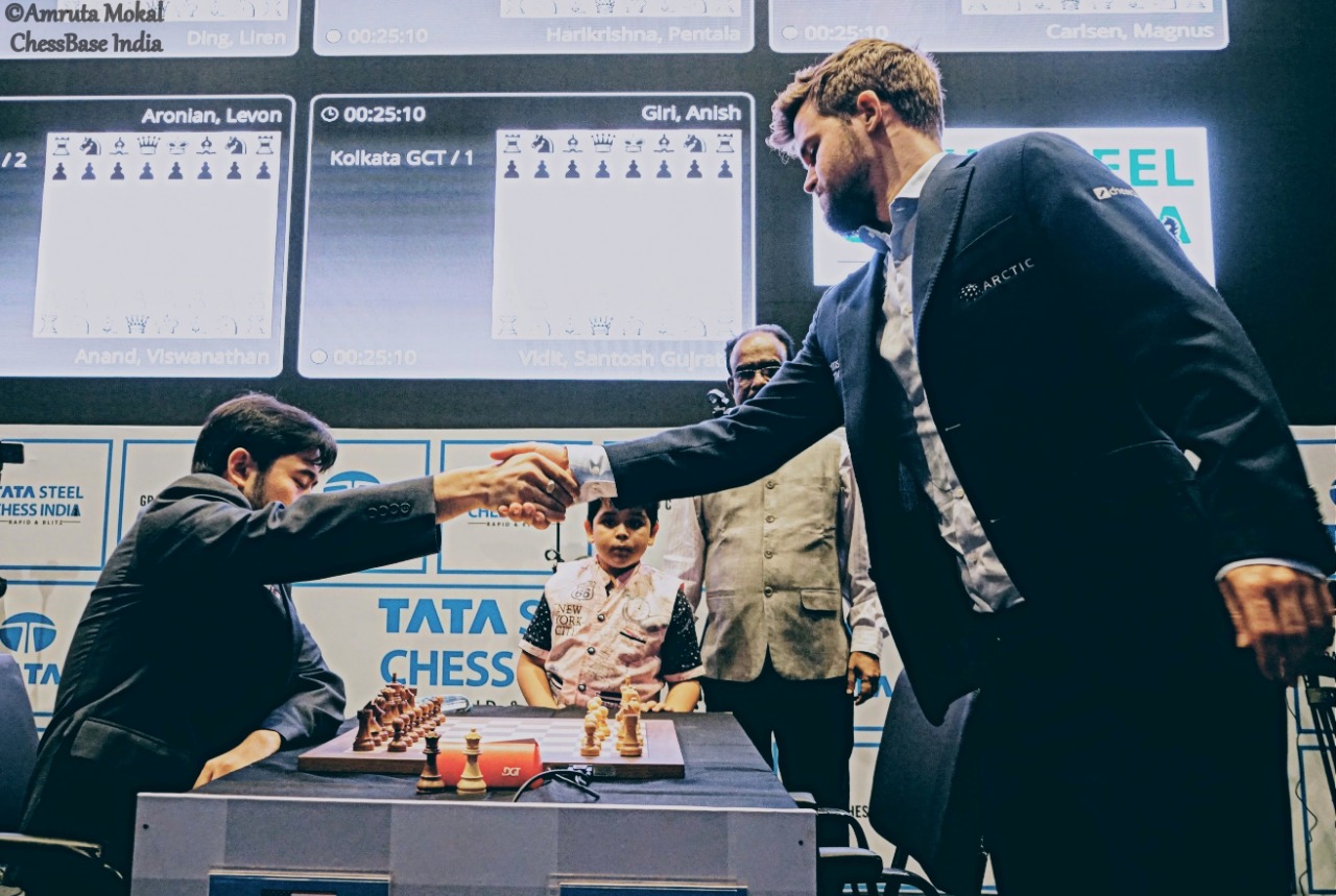 Tata Steel 3: Vidit downs Dubov to take sole lead