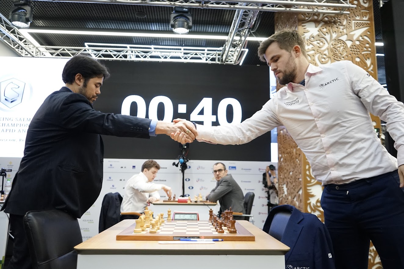 Carlsen and Humpy are World Rapid Champions