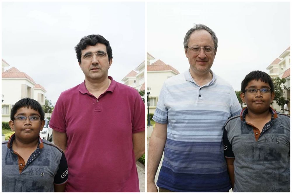 Bharath Subramaniyam, Vladimir Kramnik, Boris Gelfand