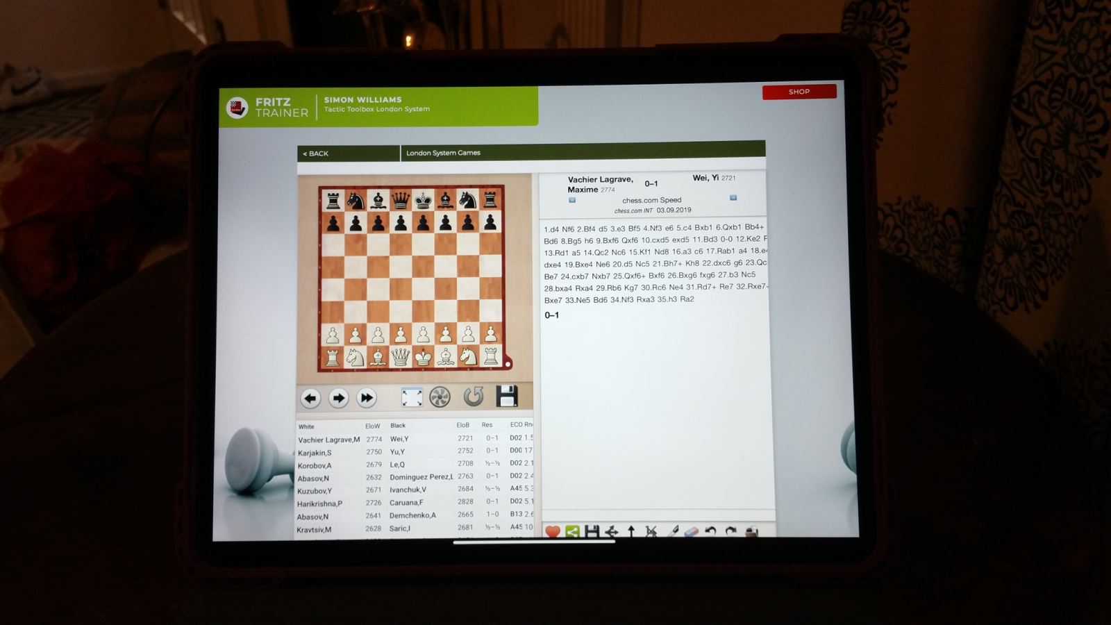 fritz chess for ipad