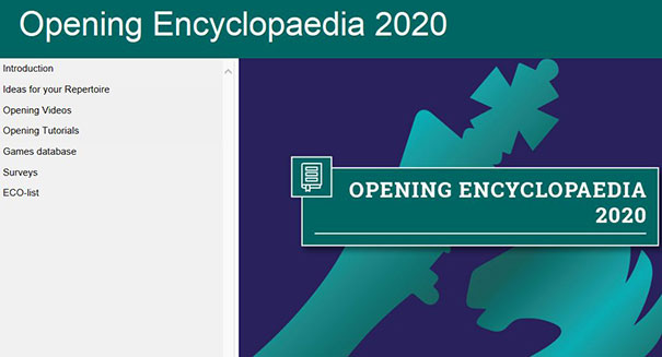 New: Opening Encyclopaedia 2021