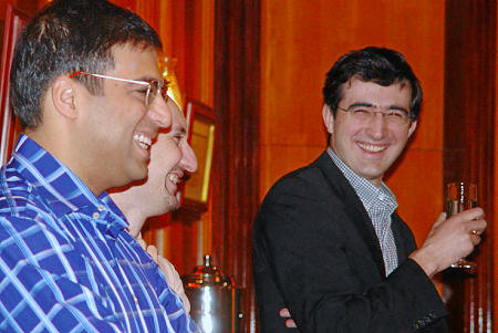 Viswanathan Anand, Veselin Topalov, Vladimir Kramnik