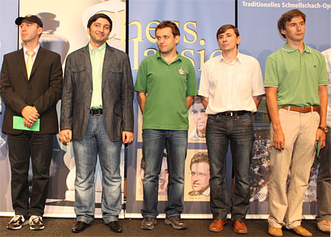 Gata Kamsky, Vugar Gashimov, Levon Aronian, Evgeny Bareev, Sergey Karjakin