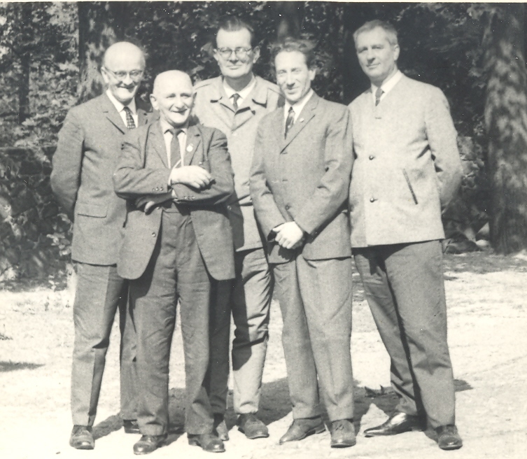 Wolfgang Weber, Kurt Galke, Karl Pohlheim, Erwin Masanek and Helmut Klug