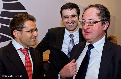 Levon Aronian, Vladimir Kramnik, Boris Gelfand