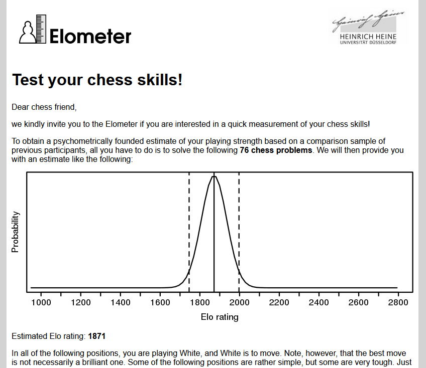 Chess Elo Calculator by Mastermind Computing
