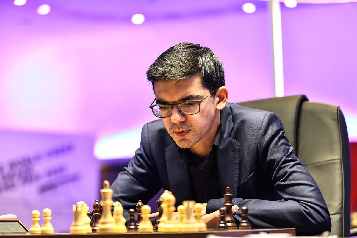 Anish Giri and Amin Tabatabaei after R6 of the FIDE Grand Prix
