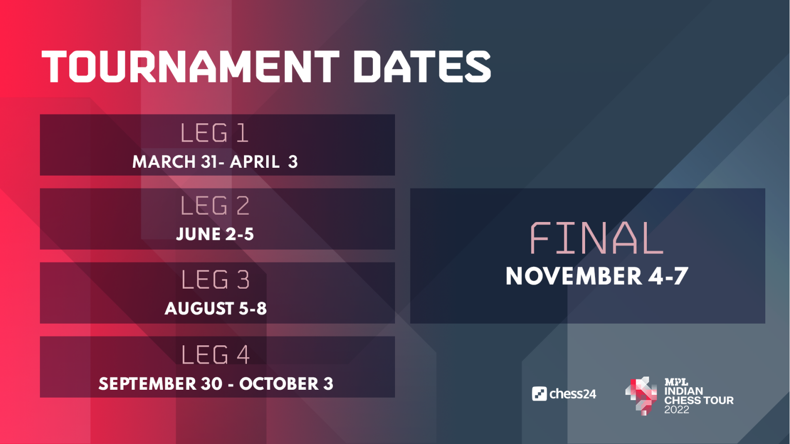 Online Tournaments: October 3, 2022