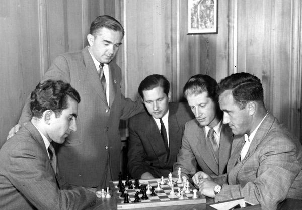Tigran Petrosian, Alexader Kotov, Paul Keres, Yuri Averbakh, Efim Geller