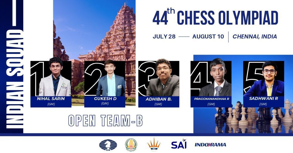 India to host 44th FIDE Chess Olympiad in July-Aug this year in Chennai