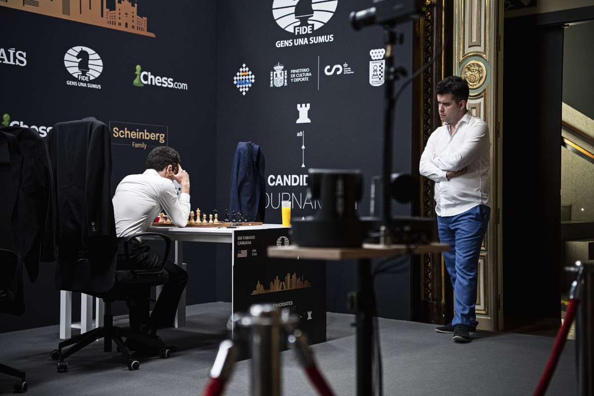 Candidates R7: Nepo and Caruana score, again