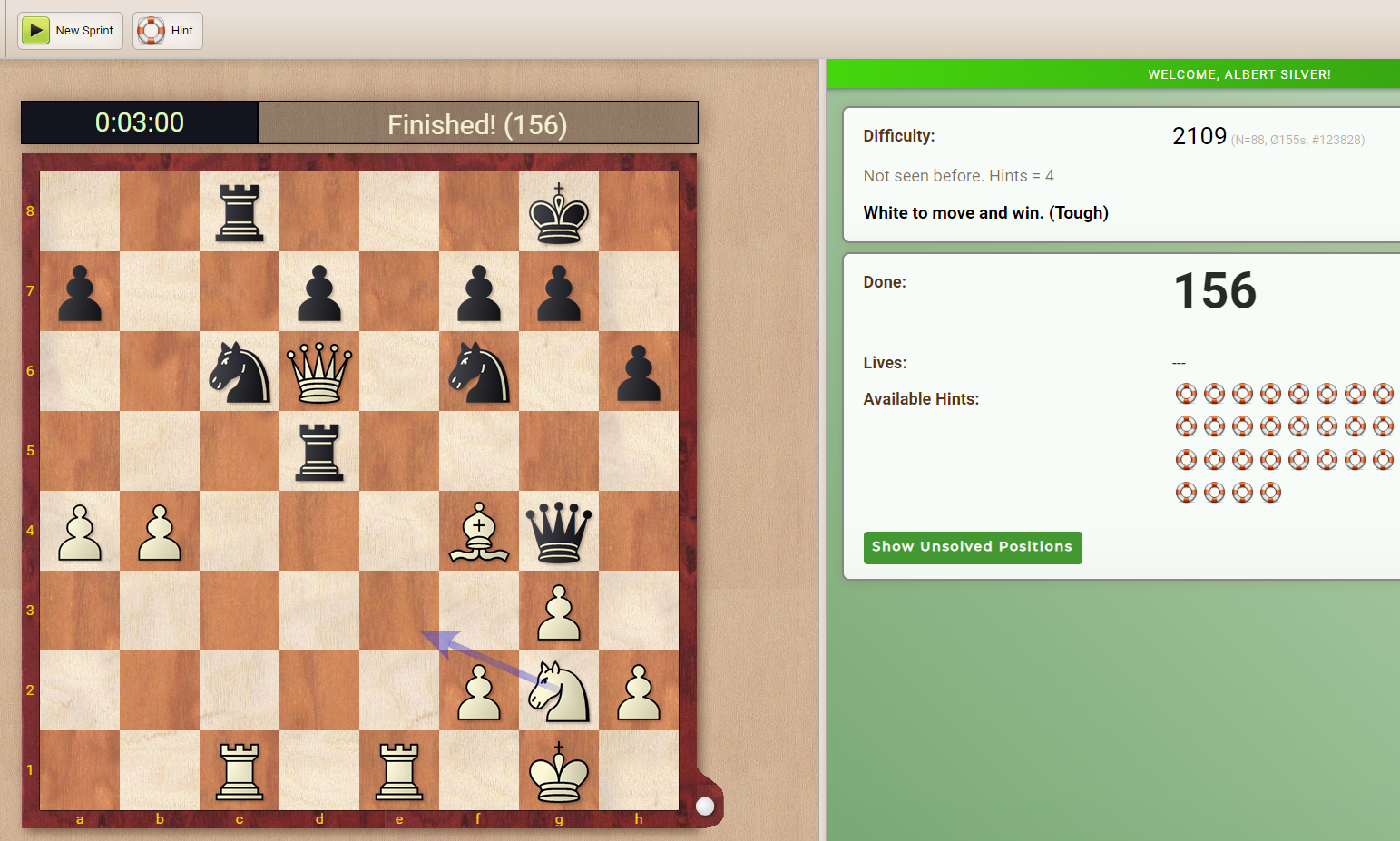 How to calculate your percentile in tactics trainer. - Chess