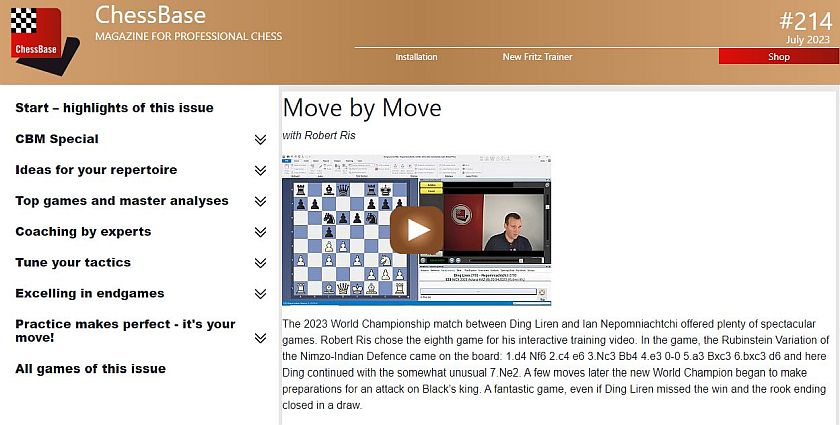 ChessBase Magazin Show zur Ausgabe 146 Februar 2012 