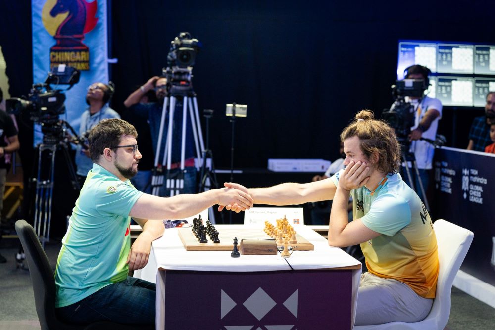 Triveni Sports on LinkedIn: #trivenicontinentalkings #globalchessleague # chessbase #triveni…