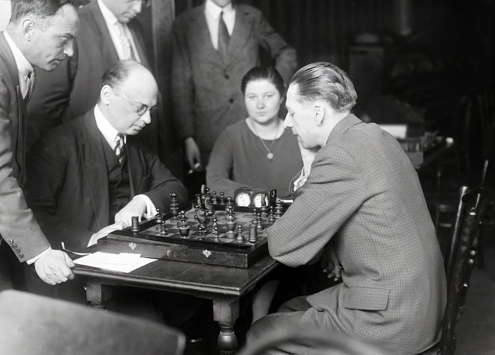 Immortal Games of Chess! Ernst Gruenfeld vs. Alexander Alekhine