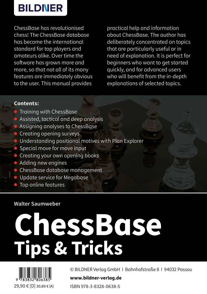 ChessBase 17 - Tips and Tricks by Walter Saumweber