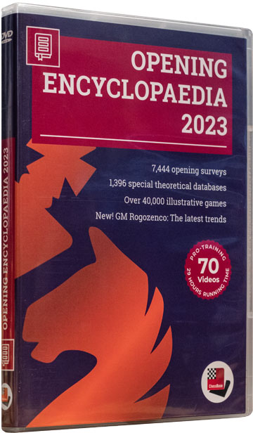 ChessBase Opening Encyclopedia 2023 - Chess Database Software on DVD