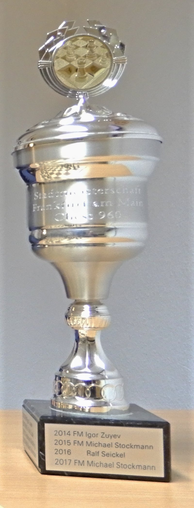 Pokal Chess960 Frankfurt, aus Privatarchiv