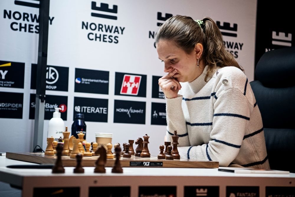 Norway Chess Women Vaishali widens the gap ChessBase