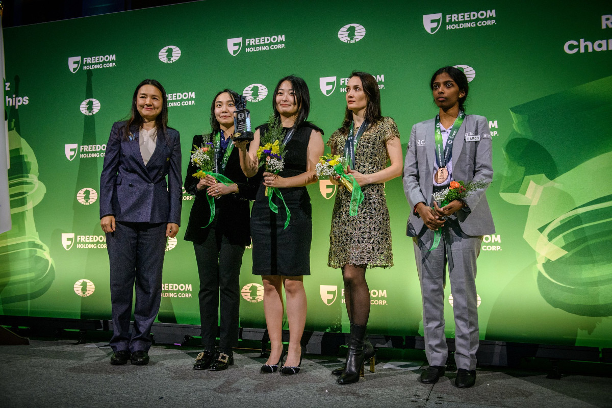 Ju Wenjun, Lei Tingjie, Kateryna Lagno, Vaishali Rameshbabu