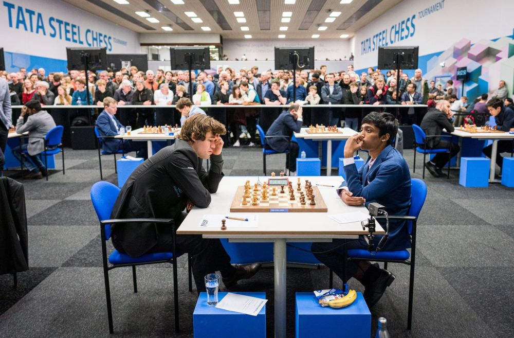Magnus Carlsen, Praggnanandhaa Rameshbabu