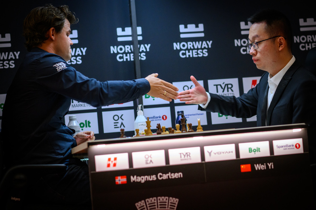 Magnus Carlsen, Wei Yi