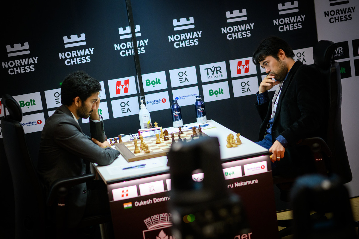 Gukesh Dommaraju, Hikaru Nakamura