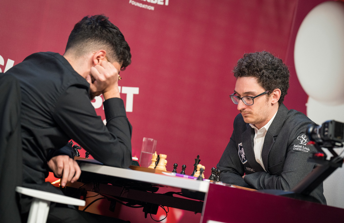 Alireza Firouzja, Fabiano Caruana
