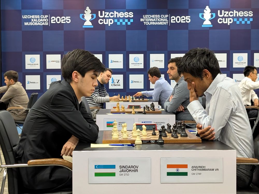 Javokhir Sindarov, Aravindh Chithambaram
