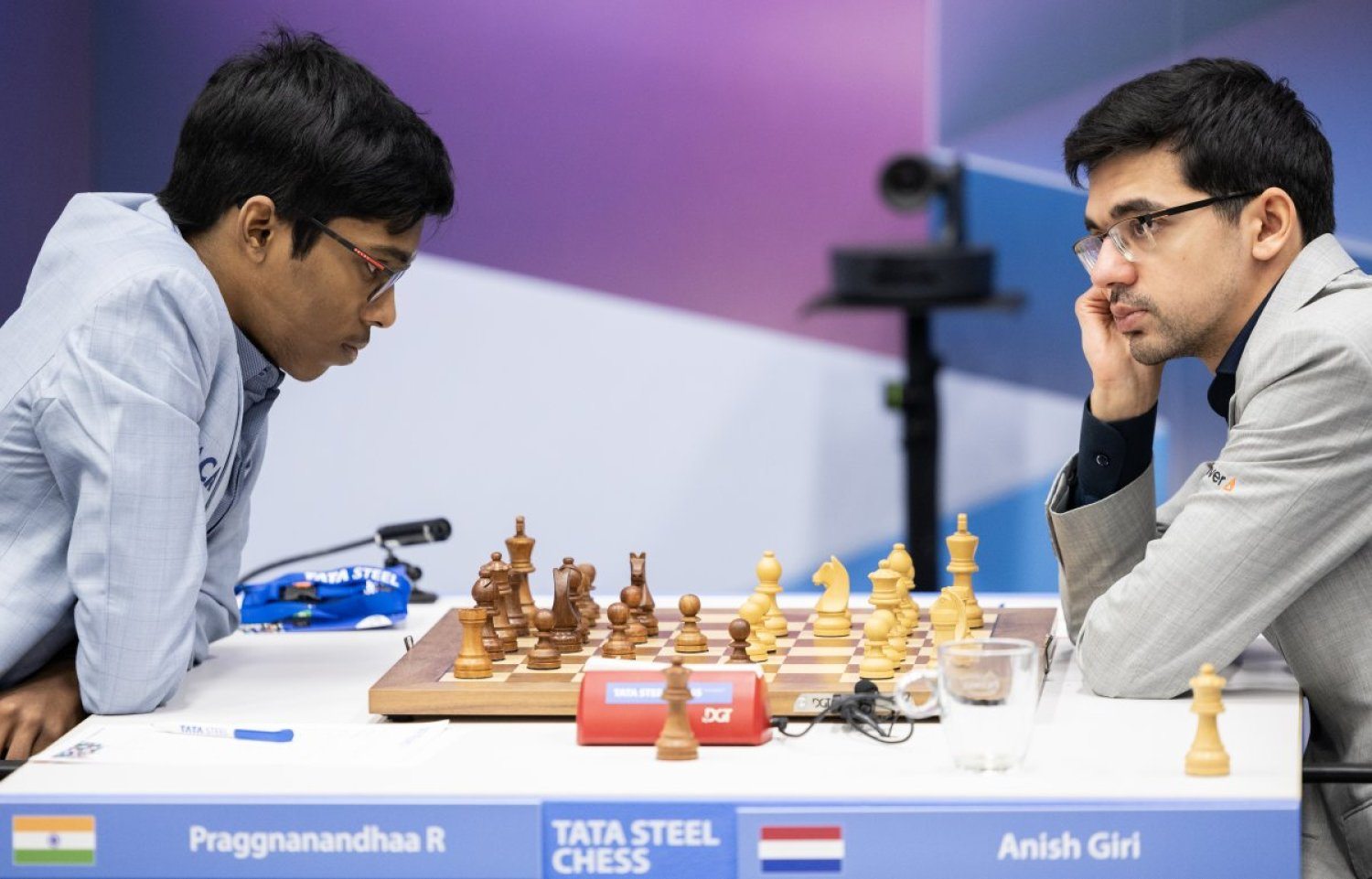 Praggnanandhaa Rameshbabu, Anish Giri